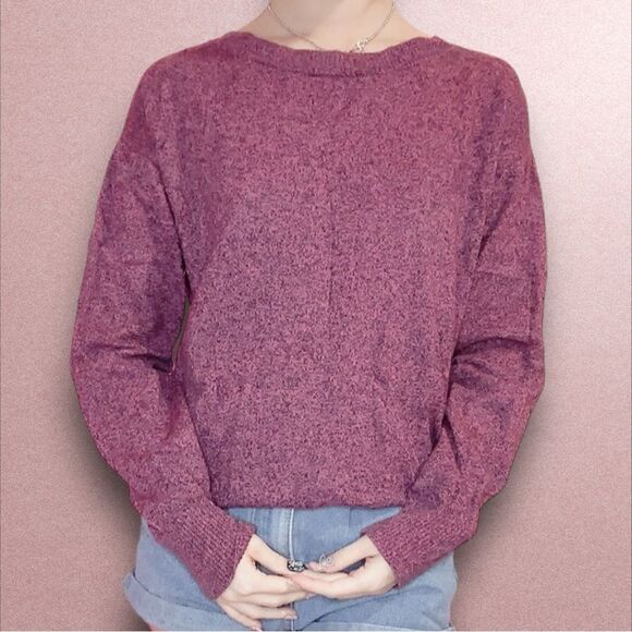 GAP Brooklyn Pullover Sweater in Berry Size Small - Picture 1 of 4